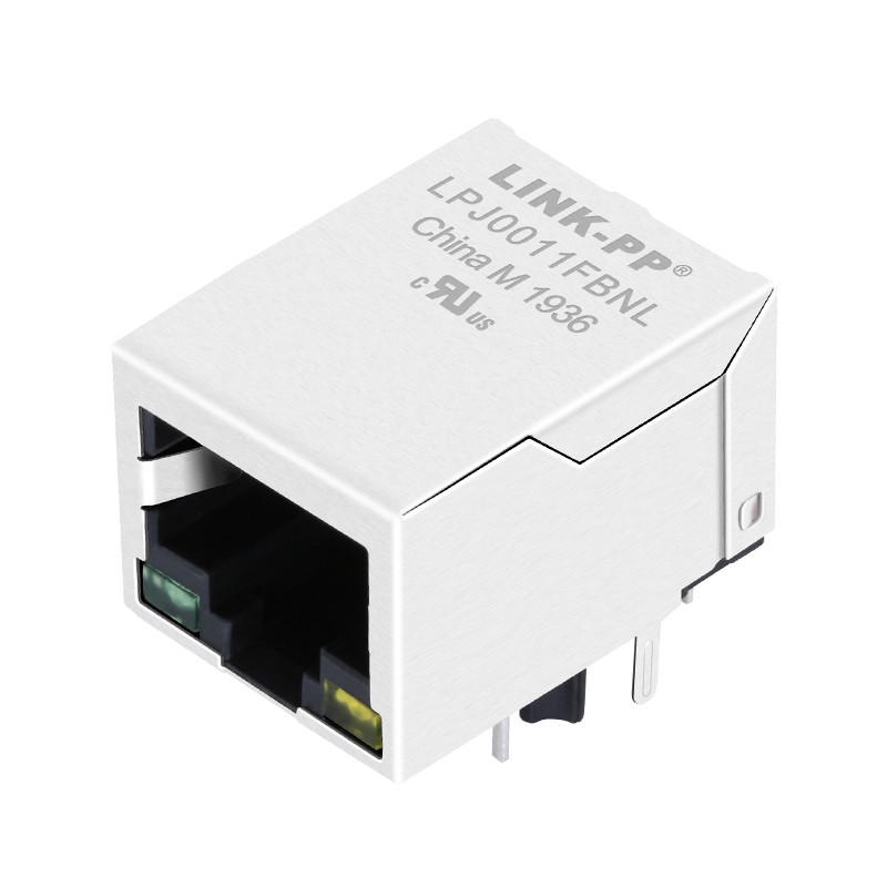 HR911105A HanRun RJ45 เครื่องเชื่อม 8P8C 10/100BT หญิง Jack Microduino Port