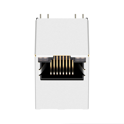 Belfuse G55-122N-155 แจ็ค Rj45 แนวตั้ง LINK-PP 10G ที่เข้ากันได้พร้อมไฟ LED GY / GY