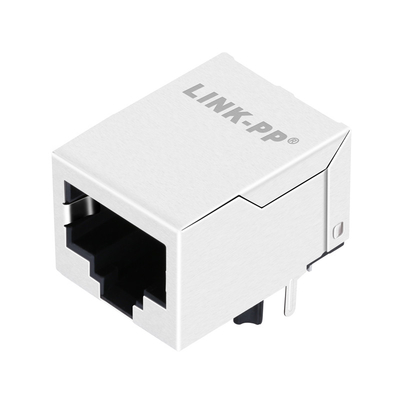 ARJ11A-MASE-MU2 10/100 Base-T แจ็ค RJ45 แม่เหล็กพอร์ตเดียวไม่มีไฟ LED