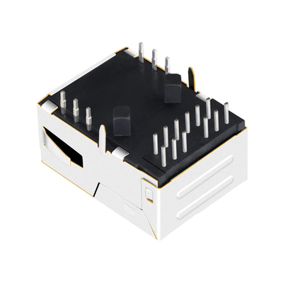 1840783-1 แจ็ค RJ45 รายละเอียดต่ำ 100BASE-T แท็บขึ้นโดยไม่มีไฟ LED