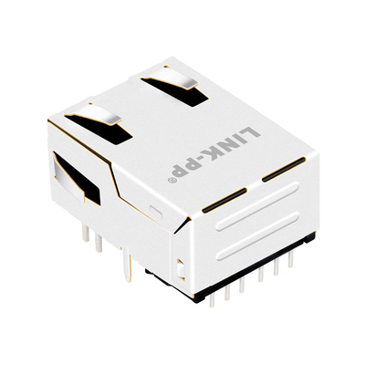 1840428-5 GIGABIT RJ45 Low Profile Magnetics Jack 1000BASE-T แท็บลง GO/G LED