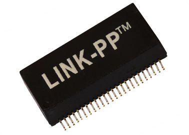 SMT 48 Pins Lan Transformer, โพเทนคู่พอร์ตโมดูลแม่เหล็ก GS5014LF