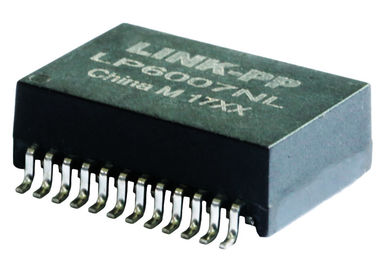 หม้อแปลงแยกแรงดันไฟฟ้า 3500 โวลต์พอร์ตเดี่ยวสำหรับ Lan Ethernet, LP6007NL