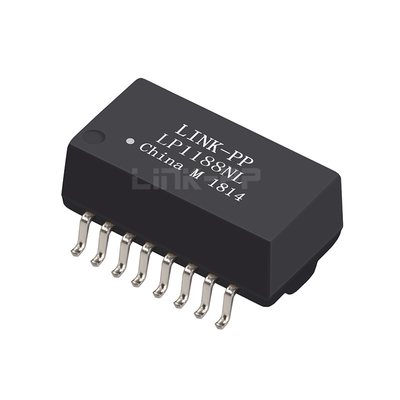 10 / 100BASE-T 1500Vrms โมดูลหม้อแปลง SMD Lan H1601CG