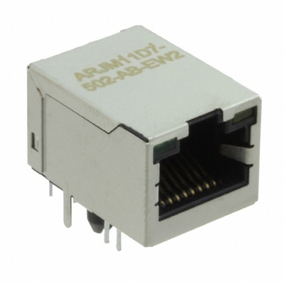 ARJM11D7-502-AB-EW2 Single Port PoE RJ45 พร้อมแม่เหล็ก 1GBase-T
