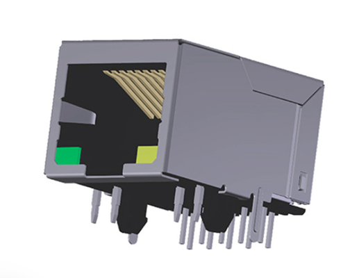 เครื่องเชื่อม ARJM11B1-009-AB-EW2 RJ45 พร้อมแม่เหล็ก 10/100 Base-T