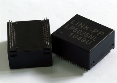 หม้อแปลงไฟฟ้าแม่เหล็กไฟฟ้า 4 กิกะบิตแบบบูรณาการสี่พอร์ต 10/100 / 1000Base-T LP5025NL