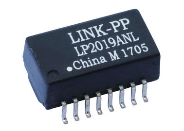 S16-2019 10/100 Base-T อีเธอร์เน็ตแม่เหล็ก POE หม้อแปลง LP2019ANL พอร์ตเดียว
