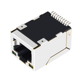 LPJ19201BGNL พื้นผิวติด 1x Rj45 แท็บอัพ W / ไฟ LED, 10 / 100Base-T Ethernet