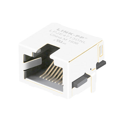 แท็บ RJ45 แบบรายละเอียดต่ำ Modular แจ็ค SMT เมาท์ป้องกันกลางขึ้น 8.5 มม. ISO9001