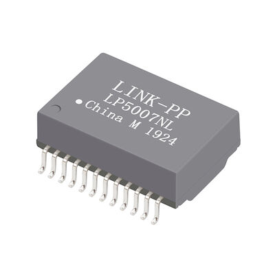 LP5007NL Ethernet Gigabit Transformer 10/100/1000 BASE-T พอร์ตเดี่ยว SMT