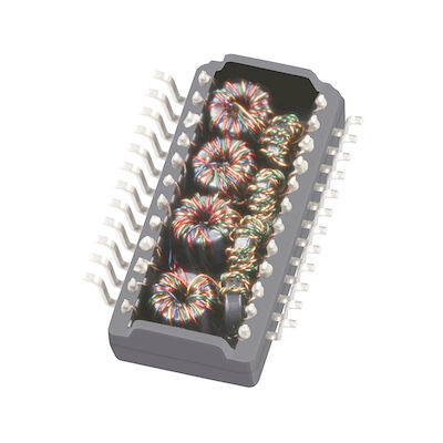 M3295NL / QT24A01 พอร์ต Gigabit Ethernet Transformer 24 พอร์ต Pins 1X1 พร้อมด้วย PoE LP82440ANL