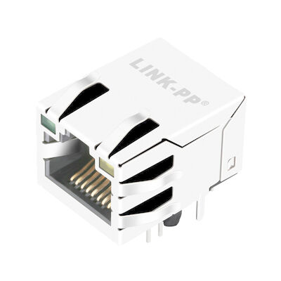 RT7-114ATK1G 10/100 Base-T Tab Up RJ45 เครื่องเชื่อมแม่เหล็ก Cross LPJ16614-9AENL
