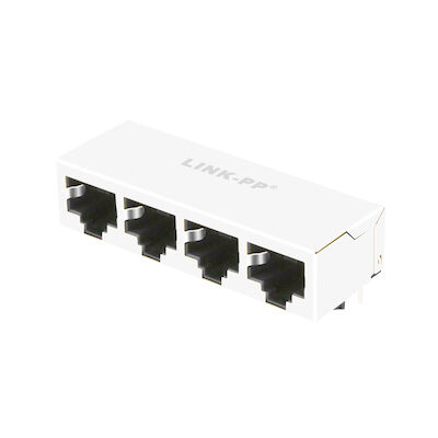 XFATM2-C4-4 10/100 Base-T 1x4 พอร์ตอีเธอร์เน็ตตัวเชื่อมต่อ RJ45 สินค้าคงคลัง LPJF46287CNL-2