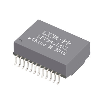 749052051 10G Base -T 24 Pin Single Port 1A SMD PoE + โมดูลหม้อแปลง Lan LP72431ANL
