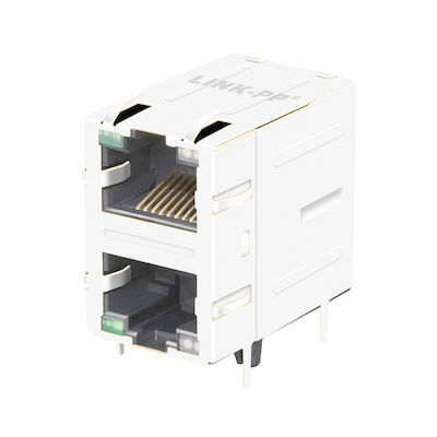 RM3-KA-0005 1000 Base-T 2x1 พอร์ตแจ็ค Mmagnetic RJ45 LPJG17549A8NL