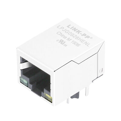 1x1 Port 1000Mbps POE+ RJ45 โมดูลเชื่อมกรอง LPJG0926HENL