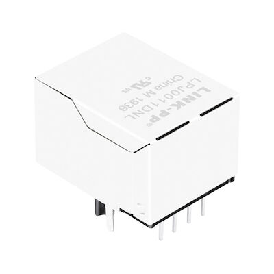 J0011D01NL CONN MAGJACK 1PORT 100 BASE-TX LPJ0011DNL ผ่านตลอดรูไม่มีไฟ LED
