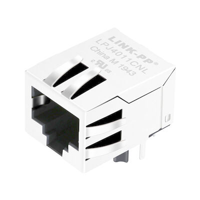 HFJ11-E2450E-RL แม่เหล็ก RJ45 Jack10 / 100Base-T LPJ4011CNL เครือข่ายขยาย