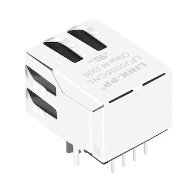 LPJ0006CNL พอร์ตเดี่ยว RJ45, 1CT: 1, ช่องต่อตัวเชื่อมต่อตัวเมียสำหรับ Fast Ethernet