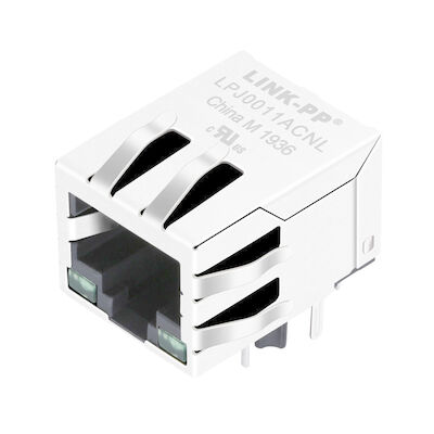LPJ0011ACNL RJ45 1 x 10/100 Mbit Ethernet ไฟ LED 8p8c