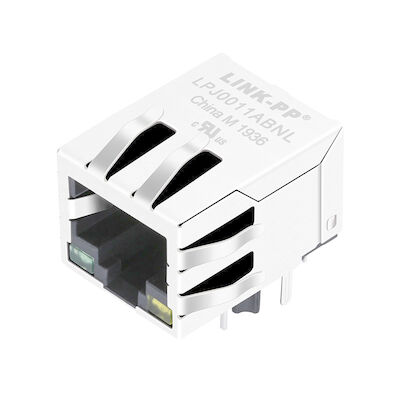 5-1840406-8 RJ45 Modular Jack 10/100 Base - T สวิตช์เครือข่าย LPJ0011ABNL