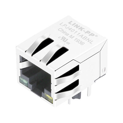 LPJ4011ABNL ข้าม MIC24013-5104T-LF3 10/100 Mbps Rj45 พร้อม LED 74990112121