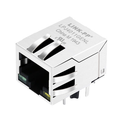 J00-0076 RJ45 Modular Jack Integrated 10 / 100Base-T LPJ4011GENL IP-PBX