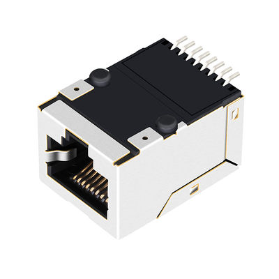 J0C-0005NLT ขั้วต่อ Rj45 สำหรับติดตั้งบนพื้นผิว 1x1 10 / 100Base-TX Magnetic