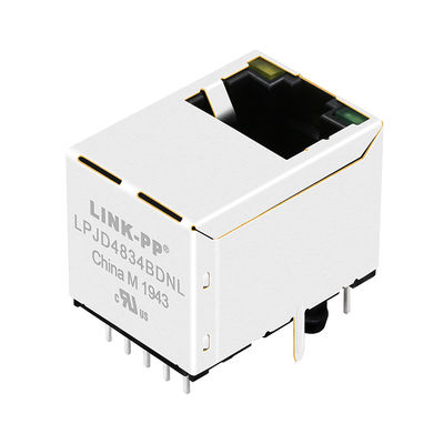 JXD3-0002NL ขาตั้ง RJ45 โดยไม่มีแจ็คแม่เหล็กพร้อมไฟ LED