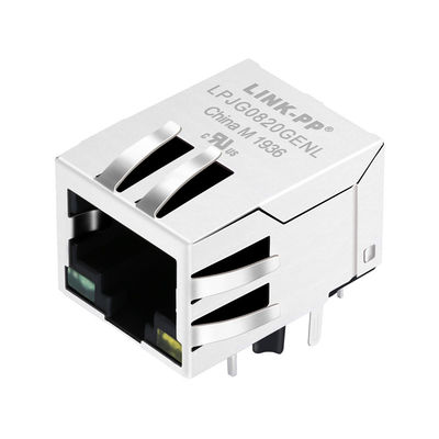 กิกะบิต RJ45 ซ็อกเก็ต JD0-0001NL PulseJack CONN Rj45 1x1 1000 ม. 1: 1 TU