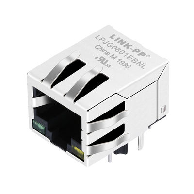 48F-01GY2DPL2NL 10 ขา Rj45 ขั้วต่อตรงกับ ATMEGA88P-20AUR GigaBit Ethernet
