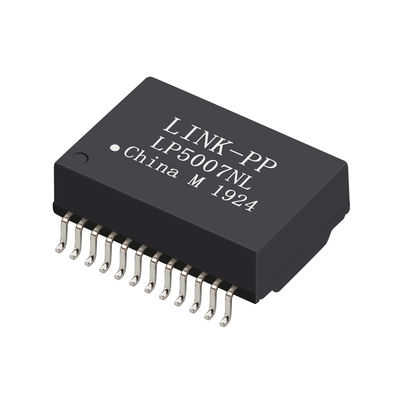 Pulse H5007NL อีเธอร์เน็ตอิเล็กทริกตัวแปลงโวลท์เดี่ยว SMT Gigabit Lan Magnetics