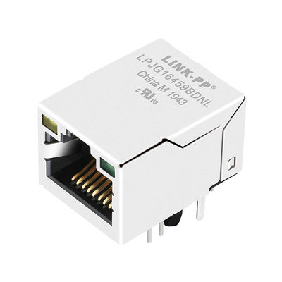 JXD1-0026NL 1000 Base-T Ethernet Rj45 Surface Mount Jack พร้อม Magnetics อีเธอร์เน็ตในตัว