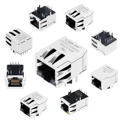 JXR0-0011NLT แผงแพทช์ Sheilded 8P8C Cat5e Lan Network Magnetic RJ45 Jack