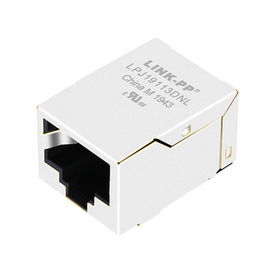 J0C-0003NLT 1x1 พอร์ต SMT RJ45 ตัวเชื่อมต่อเครือข่ายแม่เหล็กแบบแจ็คไม่มีไฟ LED