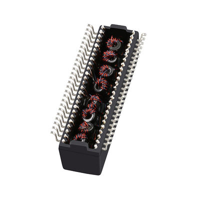 TG1G-E220NWLF SMD 50 ขา Slimline โมดูล Dual Port Gigabit แยกหม้อแปลงโมดูล
