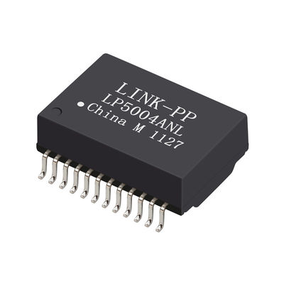 ตัวแปลงหลายแกนกับหม้อแปลงแบบ Lan 10/100 Base-TX 24HSS1041-2 HF