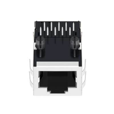 แท็บ 10G Base-T 1 พอร์ตแจ็คแม่เหล็ก RJ45 JXT7-1123NL