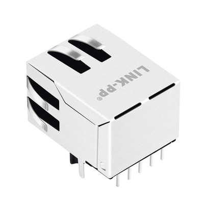 แท็บพอร์ต 1x1 ลง 10/100 Base-T Magnetic RJ45 Jack ไม่มีไฟ LED JXR0-0001NLT