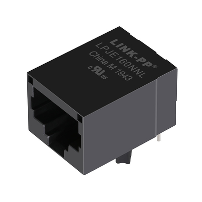 SS-7188-NF Compatible LPJE160NNL 8P8C Tab Down แจ็คแบบแยกส่วน RJ45 โดยไม่ต้องใช้ Magnetics ในตัว
