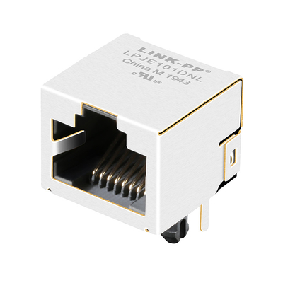 E5J88-00LJG2-L 1X1 พอร์ต RJ45 Modular Jack Tab Up Side Entry Shielded ไม่มี Led