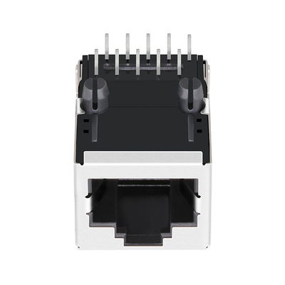 46F-1451NWZ2NL วงจรเรียงกระแสไดโอด 1x1 พอร์ต POE Rj45 ขั้วต่อตัวเมีย 100 แท็บ Base-T ไม่มีไฟ LED