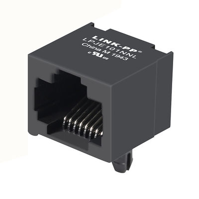 43860-5025 เข้ากันได้ LPJE101NNL แท็บ UP 8P8C RJ45 แจ็คแบบแยกส่วนไม่มี Magnetics
