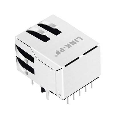 L836-121T-KD 2.5G Base-T แท็บลง Low Profile Rj45 Magjack Female Connector พร้อม Gy / G Led