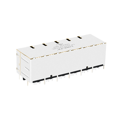 JT5-2470NL 2x6 พอร์ต 10G Base-T RJ45 ขั้วต่อแม่เหล็ก 12P8C พร้อมท่ออ่อน