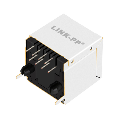 JXD2-0Z11NL ไม่มี LED 100BASE-T แนวตั้ง RJ45 แจ็ค TOP ENTRY 8P8C