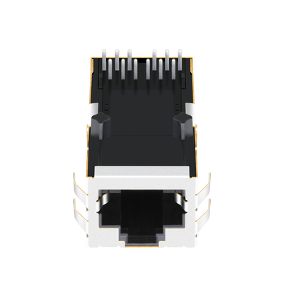 HFJT1-5GH4PRL 1A 5G BASE-T หนึ่งพอร์ตขั้วต่อแม่เหล็ก RJ45 4PPoE Tab UP ไม่มีไฟ LED